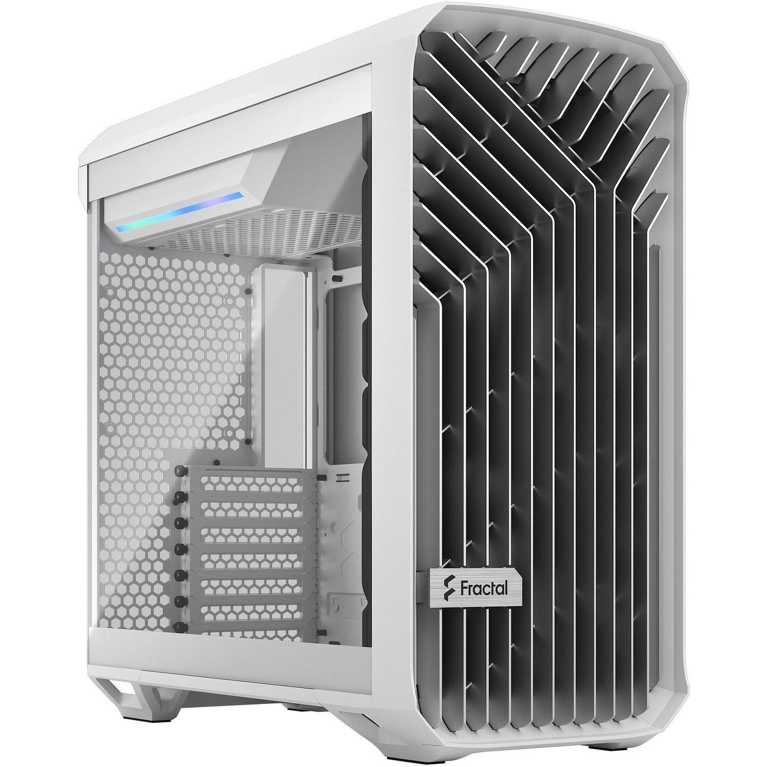 Fractal Design Torrent Compact Computer Case - ATX Motherboard Supported - Tower - Tempered Glass, Steel - White