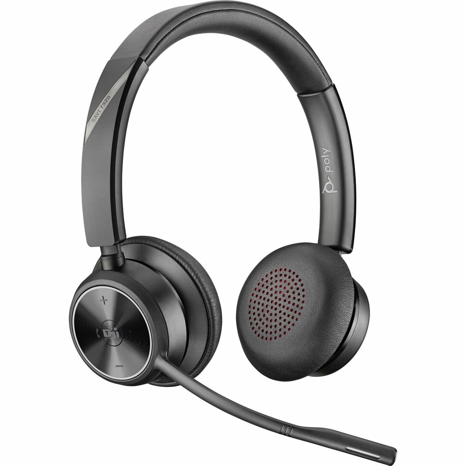 Poly Savi 7320-M Office Microsoft Teams Certified DECT 1920-1930 MHz Headset TAA