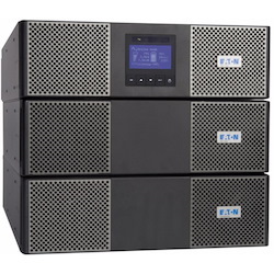 Eaton 9PX 11kVA 10kW 208V Online Double-Conversion UPS - Hardwired Input, 8x 5-20R, 2 L14-30R, 3 L6-30R Hardwired Outlets, Cybersecure Network Card, Extended Run, 9U