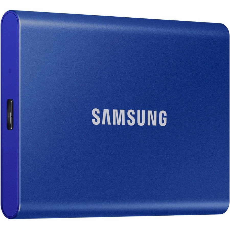 Samsung T7 MU-PC2T0R/WW 1 TB Portable Solid State Drive - External - PCI Express NVMe - Indigo Blue