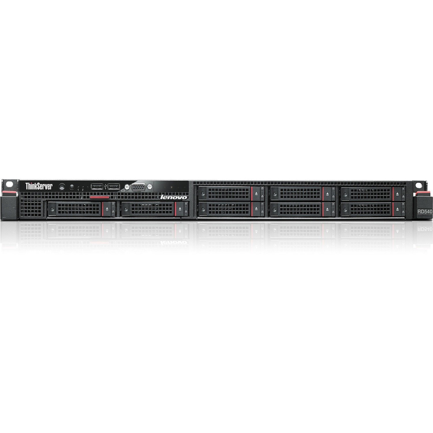 Lenovo ThinkServer RD540 70AR0001UX 1U Rack Server - 1 Xeon E5-2620 v2 2.10 GHz - 8 GB RAM - 6Gb/s SAS, Serial ATA/600 Controller