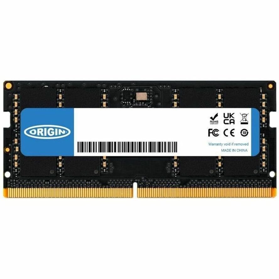 Origin RAM Module for Notebook - 8 GB - DDR5-5600/PC5-44800 DDR5 SDRAM - 5600 MHz Single-rank Memory - 1.10 V