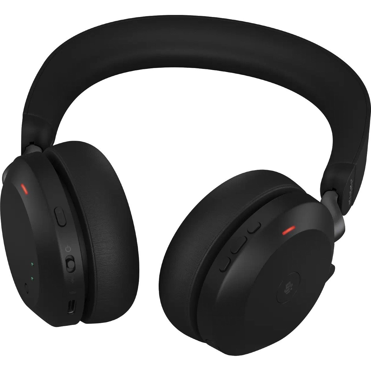 Jabra Evolve2 75 Wireless On-ear Stereo Headset - USB-A - Unified Communication - Black - Binaural - Ear-cup - 3000 cm - Bluetooth - 20 Hz to 20 kHz - MEMS Technology Microphone - Noise Cancelling