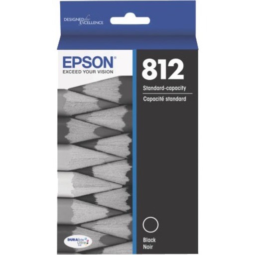 Epson DURABrite Ultra T812 Original Inkjet Ink Cartridge - Single Pack - Black - 1 Each