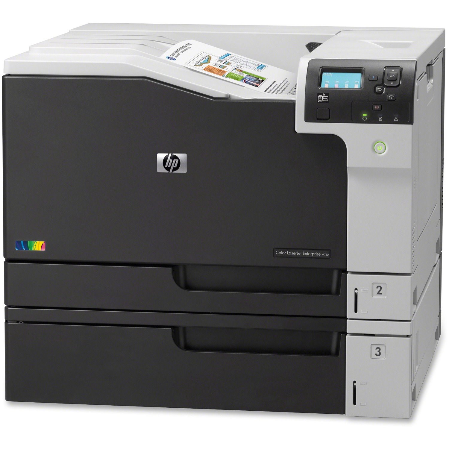 HP LaserJet M750 M750DN Desktop Laser Printer - Colour