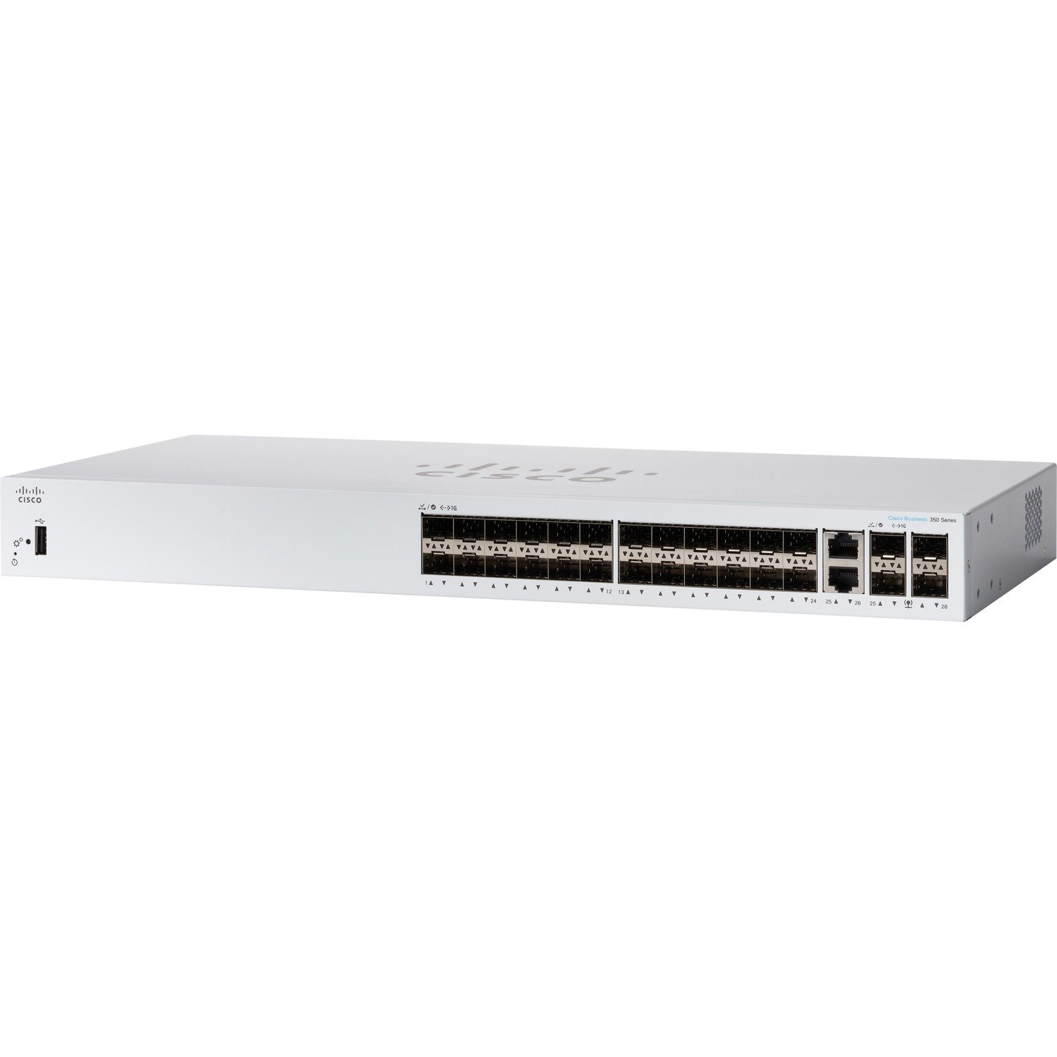 Cisco Business 350 CBS350-24S-4G 2 Ports Manageable Ethernet Switch - Gigabit Ethernet - 1000Base-X, 1000Base-T