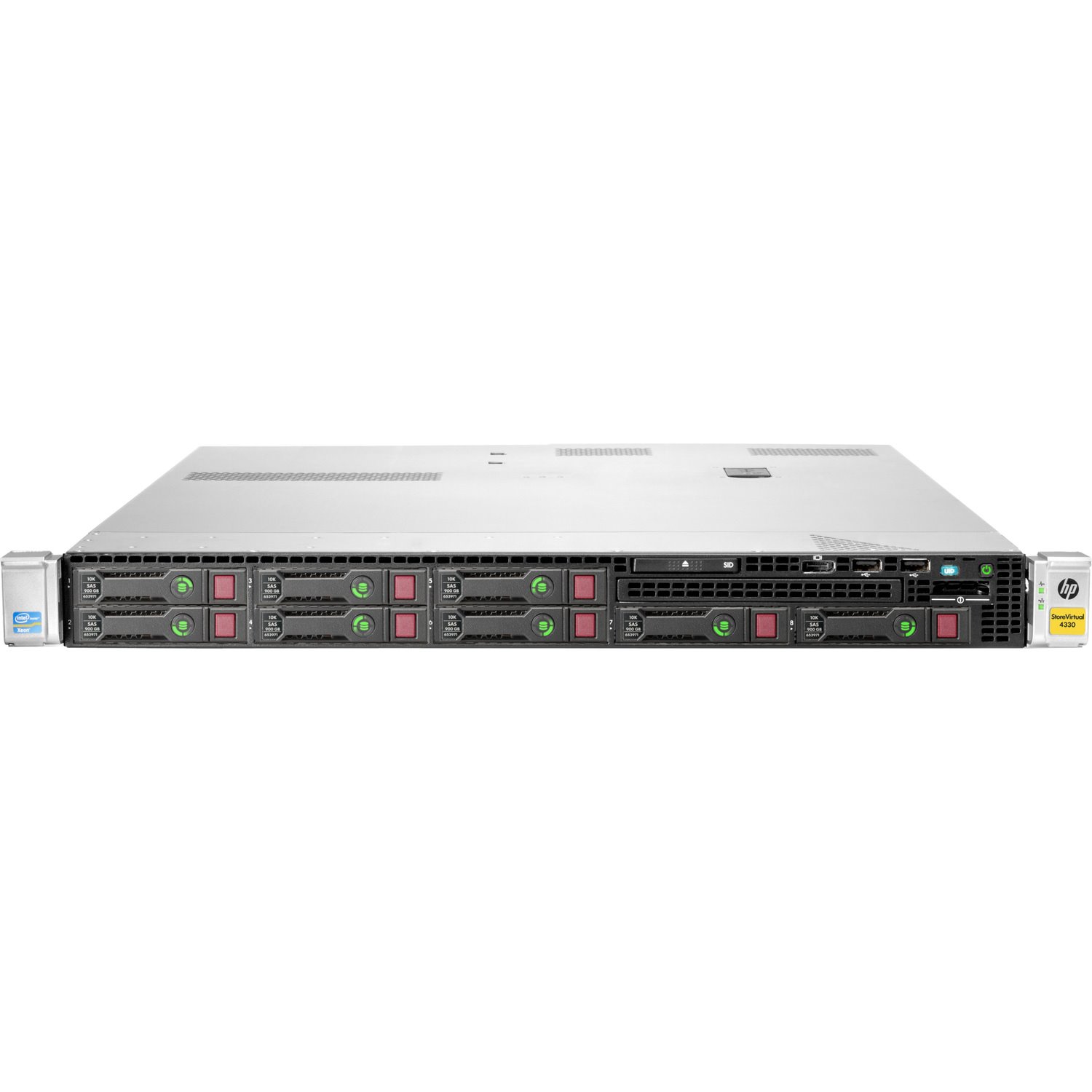 HPE StoreVirtual 4330 8 x Total Bays SAN Storage System - 8 TB HDD - 8 x 1TB Xeon E5620 Quad-core (4 Core) 2 GHz - 32 GB RAM - DDR3 SDRAM - 1U Rack-mountable