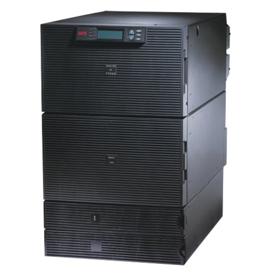 APC Smart-UPS RT 15kVA, 208V, LCD, rackmount, 16U, 2x L5-20R & 4x L6-20R & 2x L6-30R & 2x L14-30R NEMA outlets, w/transfo 208V to 120V