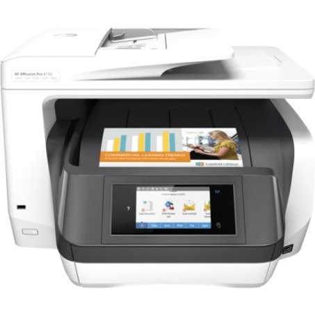 HP Officejet Pro 8730 Wireless Inkjet Multifunction Printer - Colour
