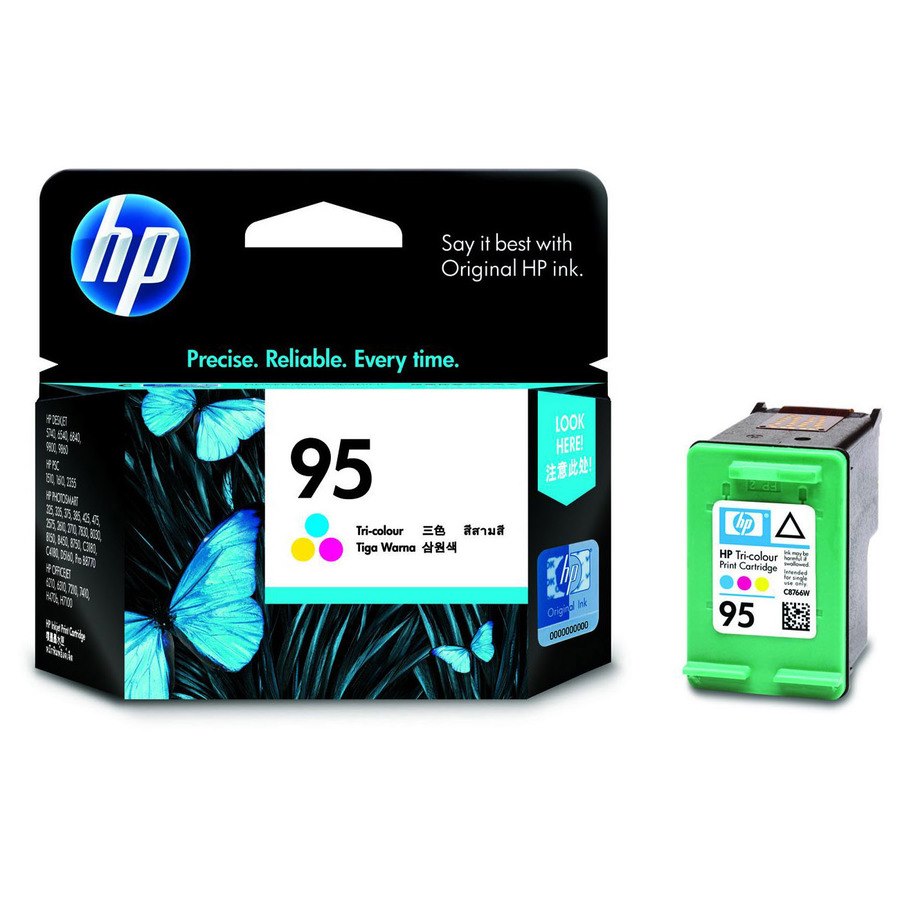 HP 95 Original Inkjet Ink Cartridge - Cyan, Magenta, Yellow Pack