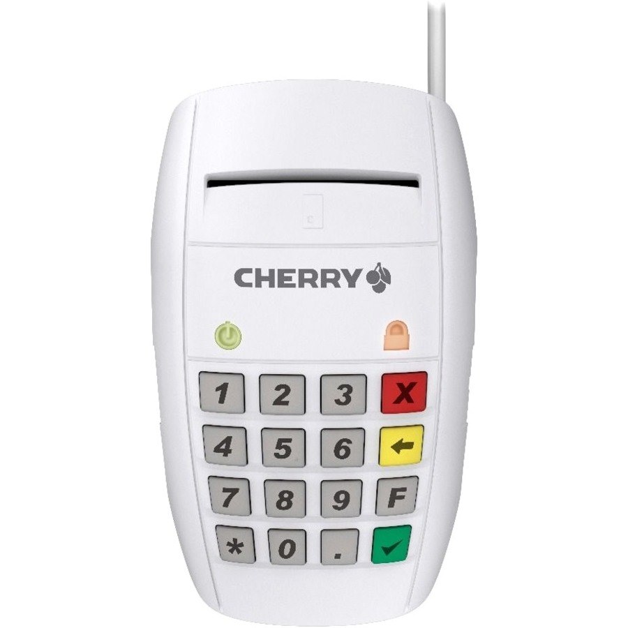 CHERRY ST-2100UG Contact Smart Card Reader - White