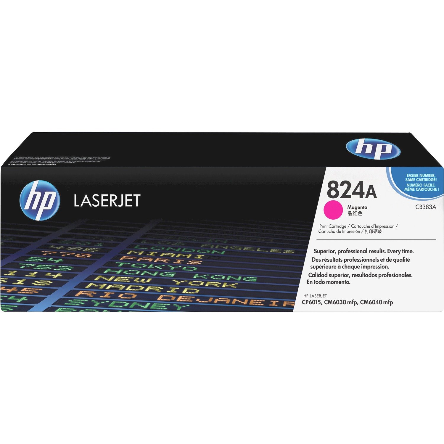 HP 824A Original Laser Toner Cartridge - Magenta - 1 Each