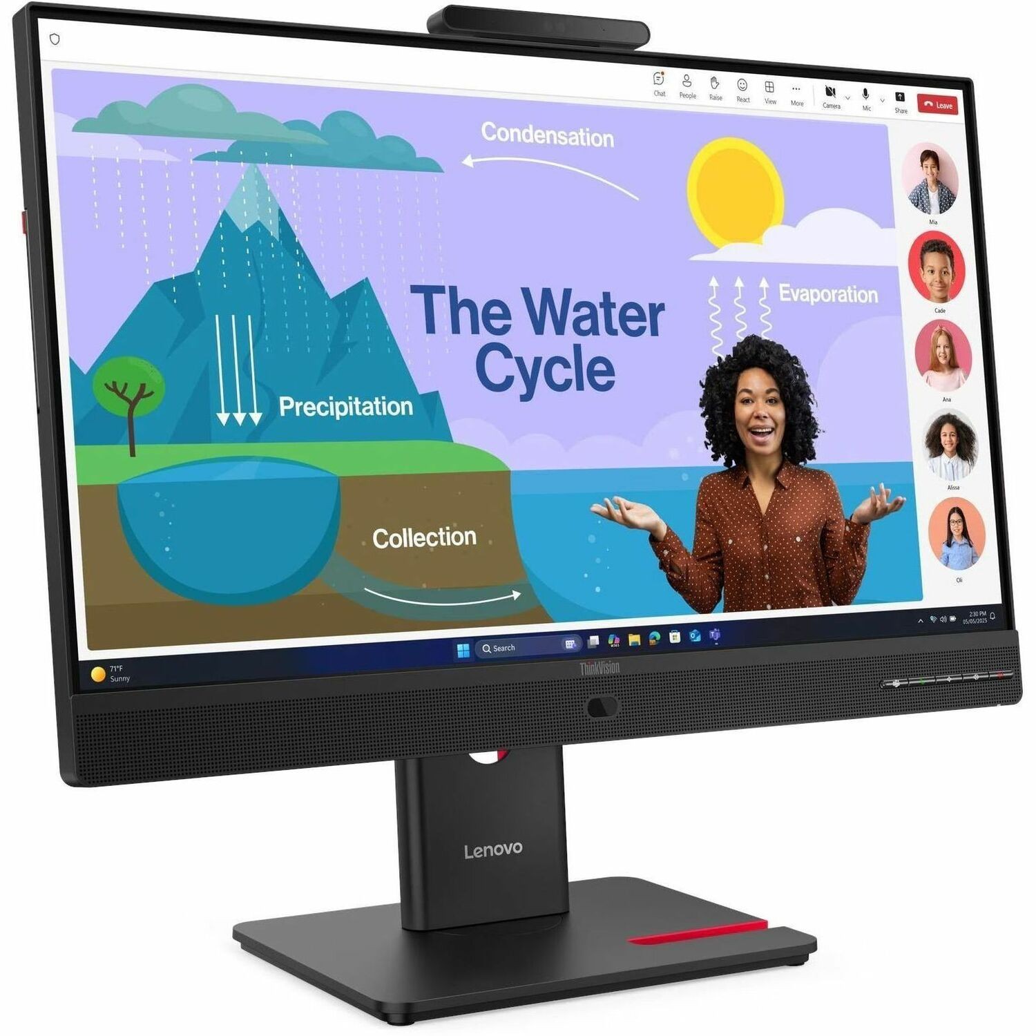 LENOVO T24D-4V 23.8" WLED IPS FHD(16:9) DP, HDMI, USB(3), USBC, LAN PVT H/ADJ SPKR WCAM 3Y
