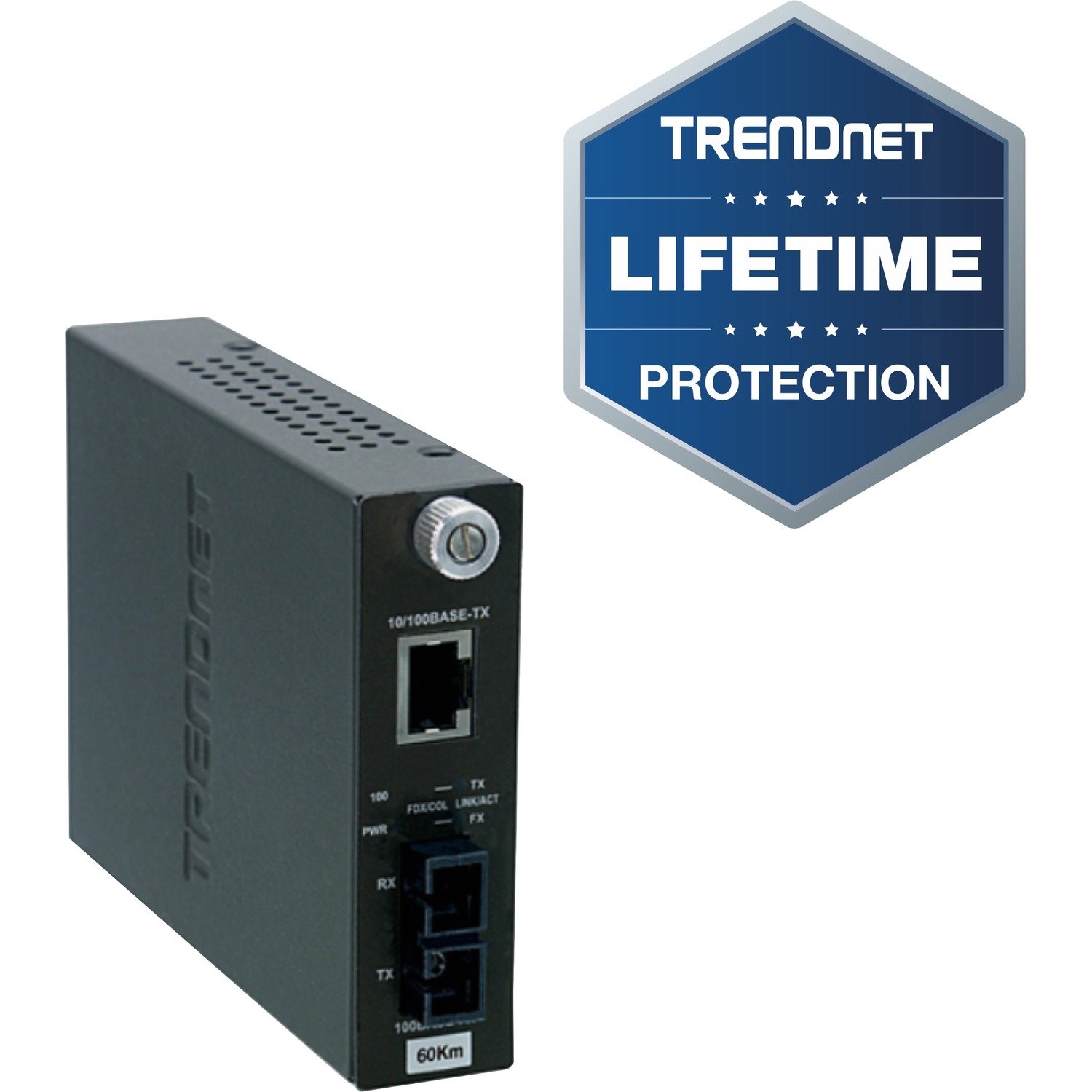 TRENDnet TFC-110S60 Transceiver/Media Converter - New