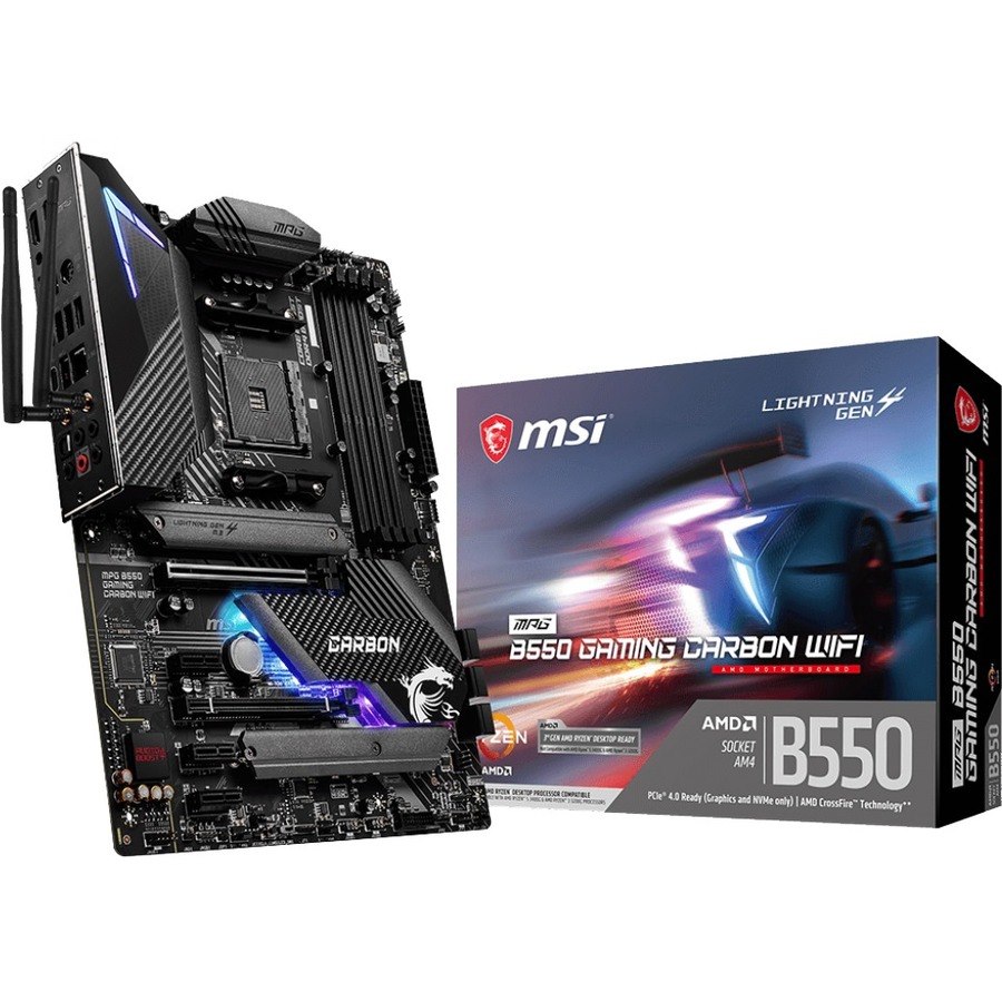Buy MSI MPG B550 GAMING CARBON WIFI Desktop Motherboard - AMD B550