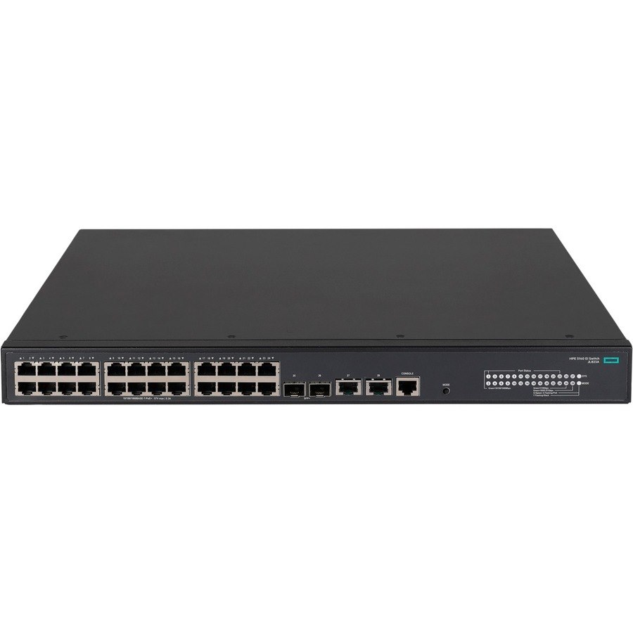 HPE FlexNetwork 5140 EI 26 Ports Manageable Layer 3 Switch - Gigabit Ethernet, 10 Gigabit Ethernet - 10/100/1000Base-T, 10GBase-X, 10GBase-T