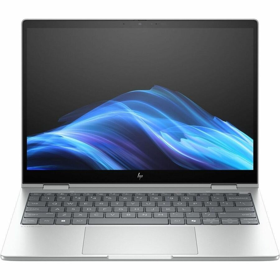 HP EliteBook 8 Flip G1i 13.3" Touchscreen Convertible 2 in 1 Notebook - WUXGA - 60 Hz - Intel Core Ultra 7 255U - 32 GB - 512 GB SSD - Smart Card Reader - Glacier Silver