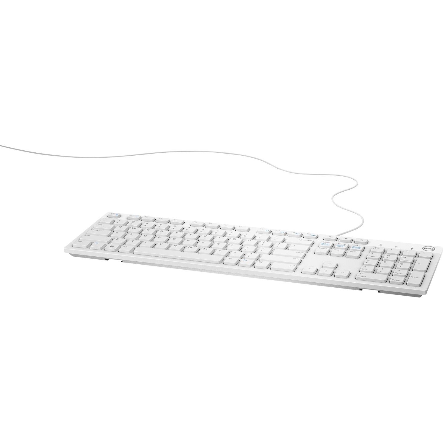 Dell KB216 Tastatur - Kabel Konnektivität - Französisch - AZERTY Layout - Weiß