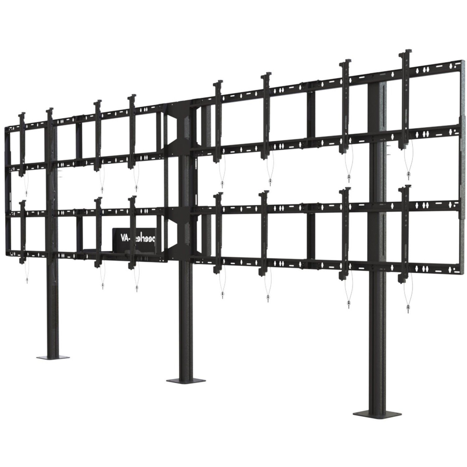 Peerless-AV&reg; Modular Video Wall Pedestal Mount 4x2 Configuration For 46" to 55" displays