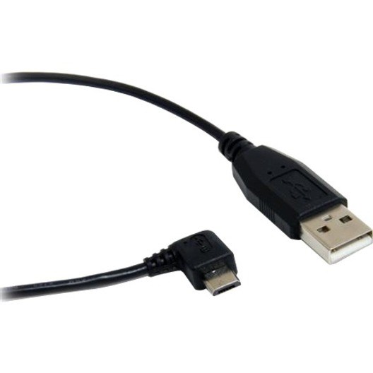 StarTech.com 1 ft Micro USB Cable - A to Right Angle Micro B