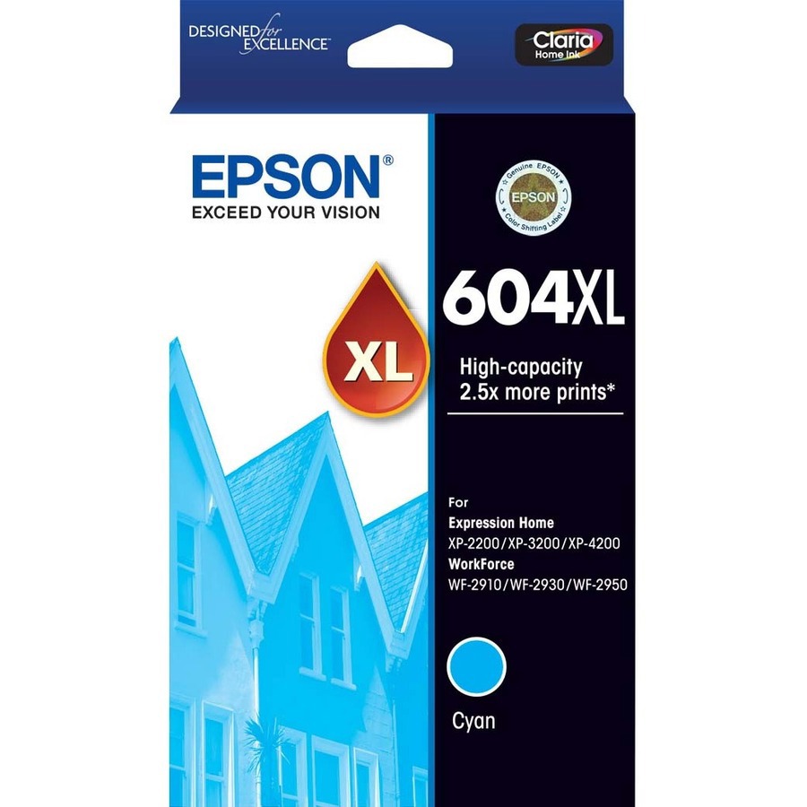 Epson 604XL Original Inkjet Ink Cartridge - Cyan Pack
