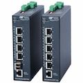 Omnitron Systems RuggedNet 10GMGPoE+/Mi, 1x SFP/SFP+, 4x RJ-45 PoE/PSE, 5 Year Warranty