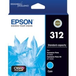 Epson Claria Photo HD 312 Original Standard Yield Inkjet Ink Cartridge - Cyan - 1 Pack