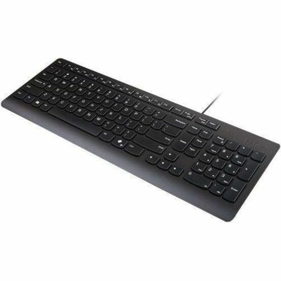 Lenovo Essential Keyboard - Cable Connectivity - USB Type A Interface - Italian - Black