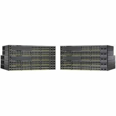 Cisco Catalyst 2960-XR 2960XR-48FPD-I 48 Ports Manageable Ethernet Switch - Gigabit Ethernet, 10 Gigabit Ethernet - 10/100/1000Base-T - Refurbished