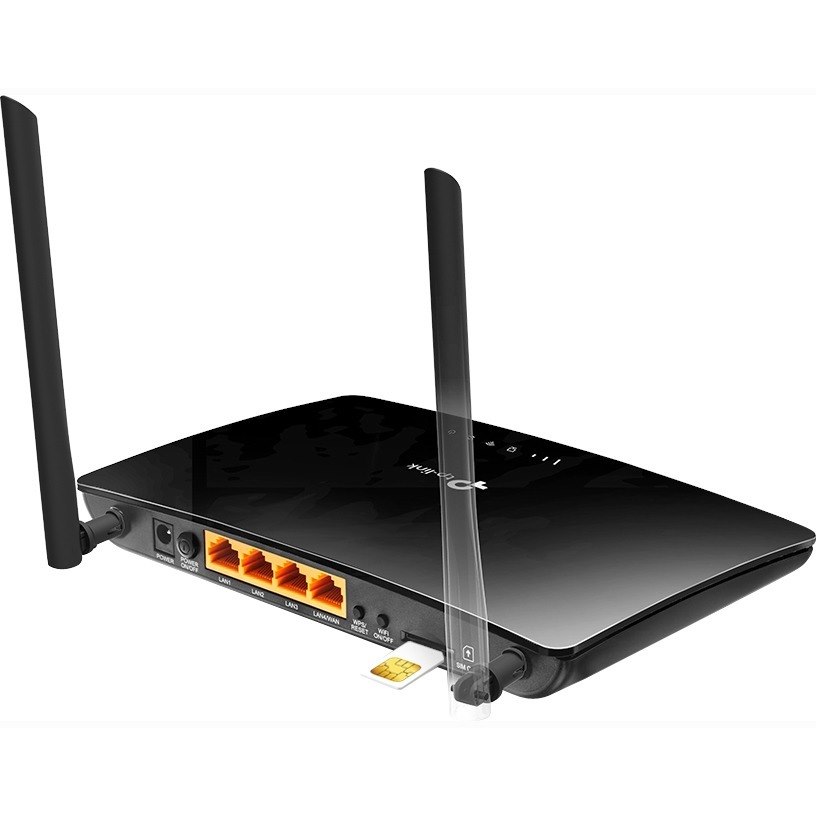 TP-Link Archer MR400 Wi-Fi 5 IEEE 802.11ac 1 SIM Ethernet, Cellular Modem/Wireless Router