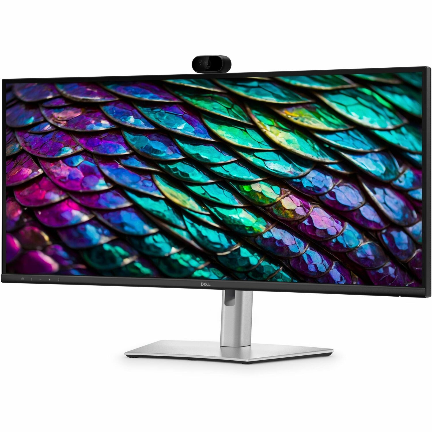 Dell Pro P P3426WEB 34" Class Webcam UW-QHD Curved Screen LED Monitor - 21:9 - Black - TAA Compliant