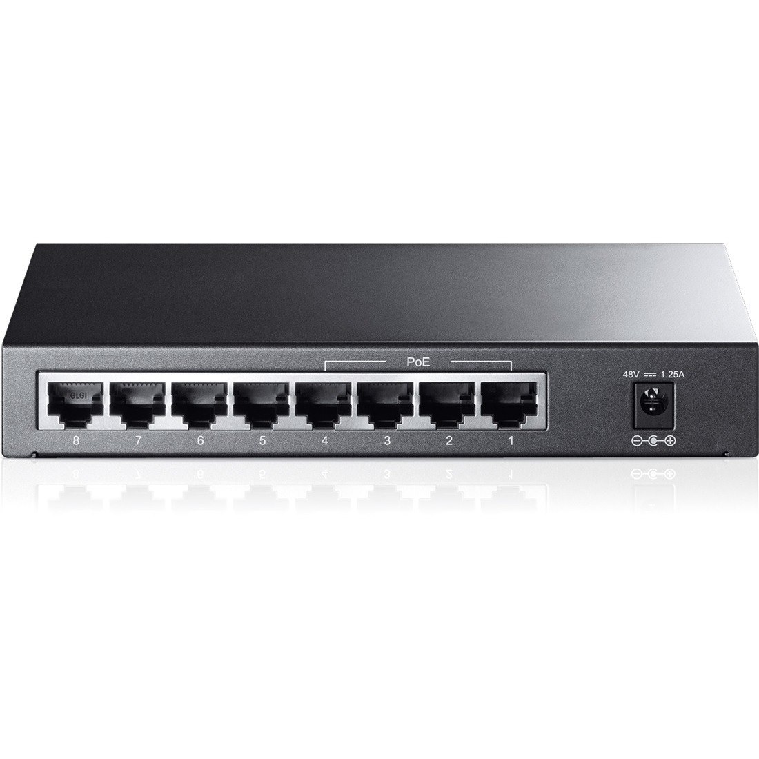 TP-LINK TL-SF1008P - 8-Port Fast Ethernet 10/100Mbps PoE Switch