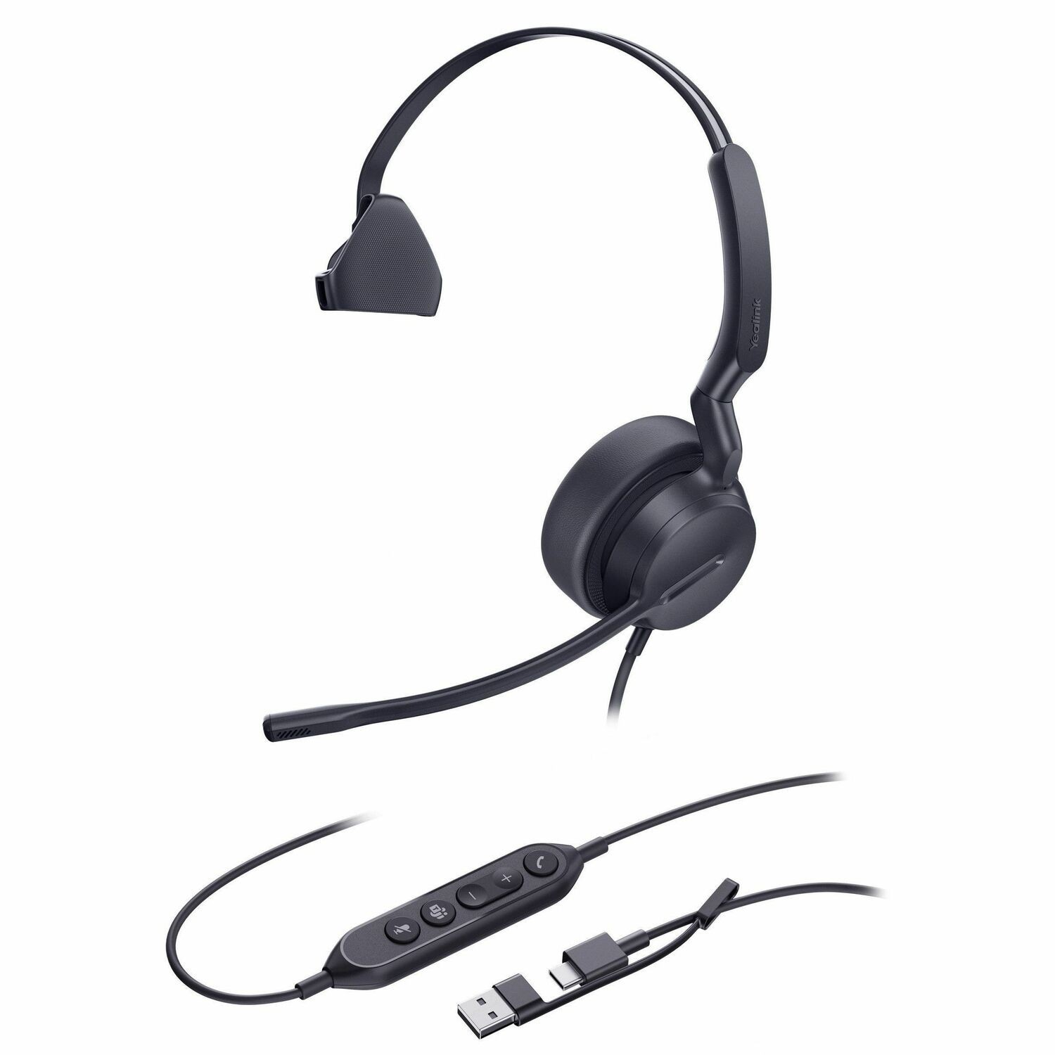 Yealink UH42 Wired Over-the-head Mono Headset