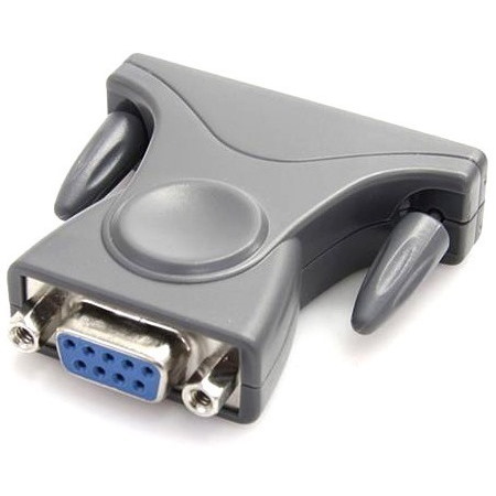 StarTech.com 3ft (91cm) 1-Port USB to Serial Cable, DB9/DB25 RS232 to USB Converter, Prolific, USB to Serial Adapter