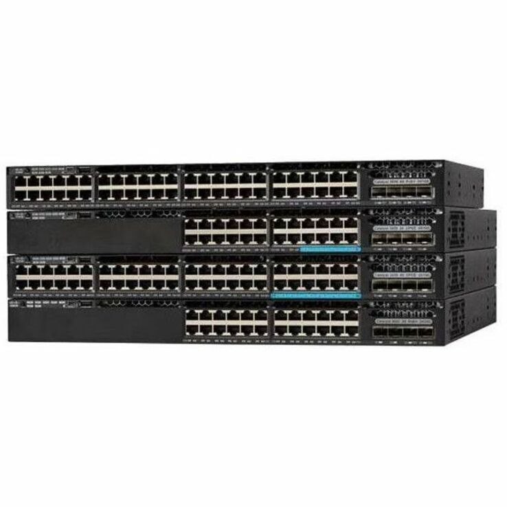 Cisco Catalyst 3650 3650-24PDM-E 24 Ports Manageable Layer 3 Switch - Gigabit Ethernet, 10 Gigabit Ethernet - 1000Base-T, 10GBase-X - Refurbished