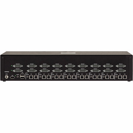 Black Box KVM Switch, NIAP 4.0 Certified - 8-Port, Dual-Monitor, DVI-I, CAC