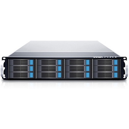 Sans Digital EliteSTOR ES212X12HP - 2U 12 Bay 12G SAS/SATA to 12G Expander with 12G PCIe 3.0 RAID 6 Controller