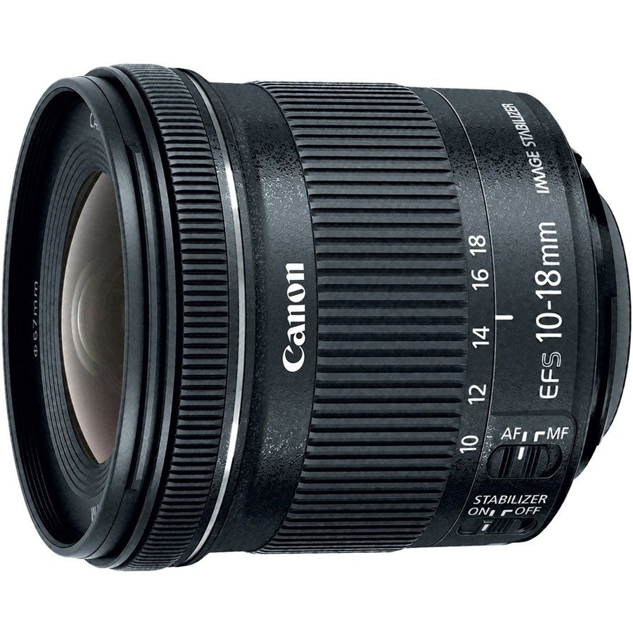 Canon - 10 mm to 18 mm - f/29 - f/5.6 - Ultra Wide Angle Zoom Lens for Canon EF/EF-S