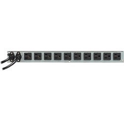 Eaton ATS rack PDU, 1U, (2) 5-15P input, 1.44 kW max, 120V, 12A, 10 ft cord, Single-phase, Outlets: (10) 5-15R