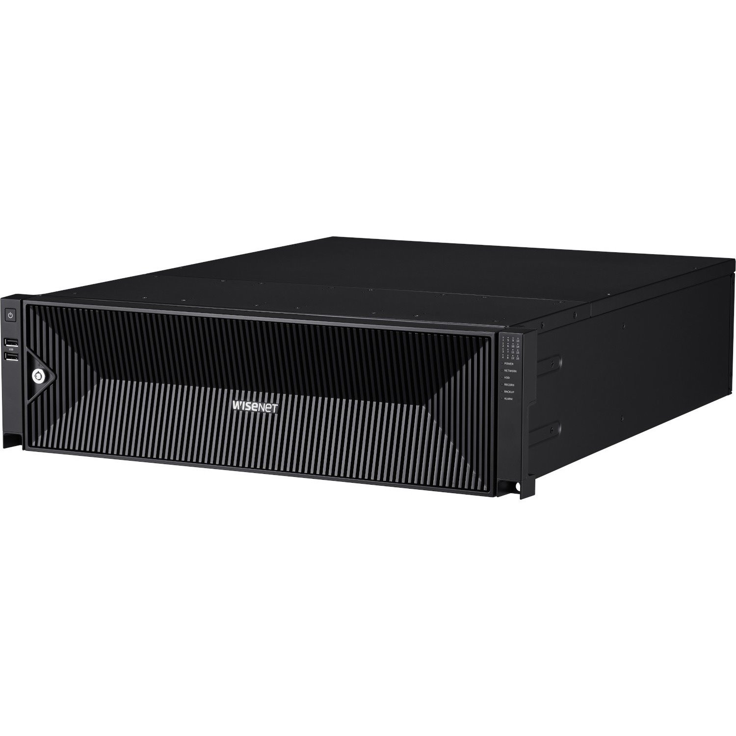 Wisenet 64CH 8K 400Mbps H.265 AI NVR - 104 TB HDD