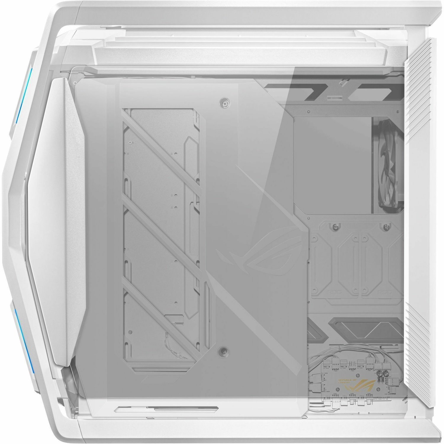 Asus ROG Hyperion GR701 Computer Case - EATX, ATX Motherboard Supported - Die-cast Aluminum Alloy, Aluminium, Metal, Tempered Glass