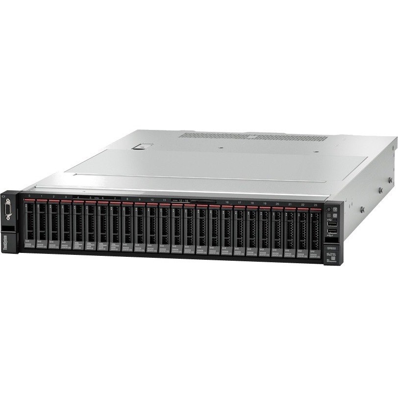 Lenovo ThinkSystem SR650 7X06A03KNA 2U Rack Server - 1 Xeon Gold 6148 2.40 GHz - 32 GB RAM - 12Gb/s SAS Controller
