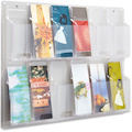 Safco 12 Pamphlet Pocket Display Rack
