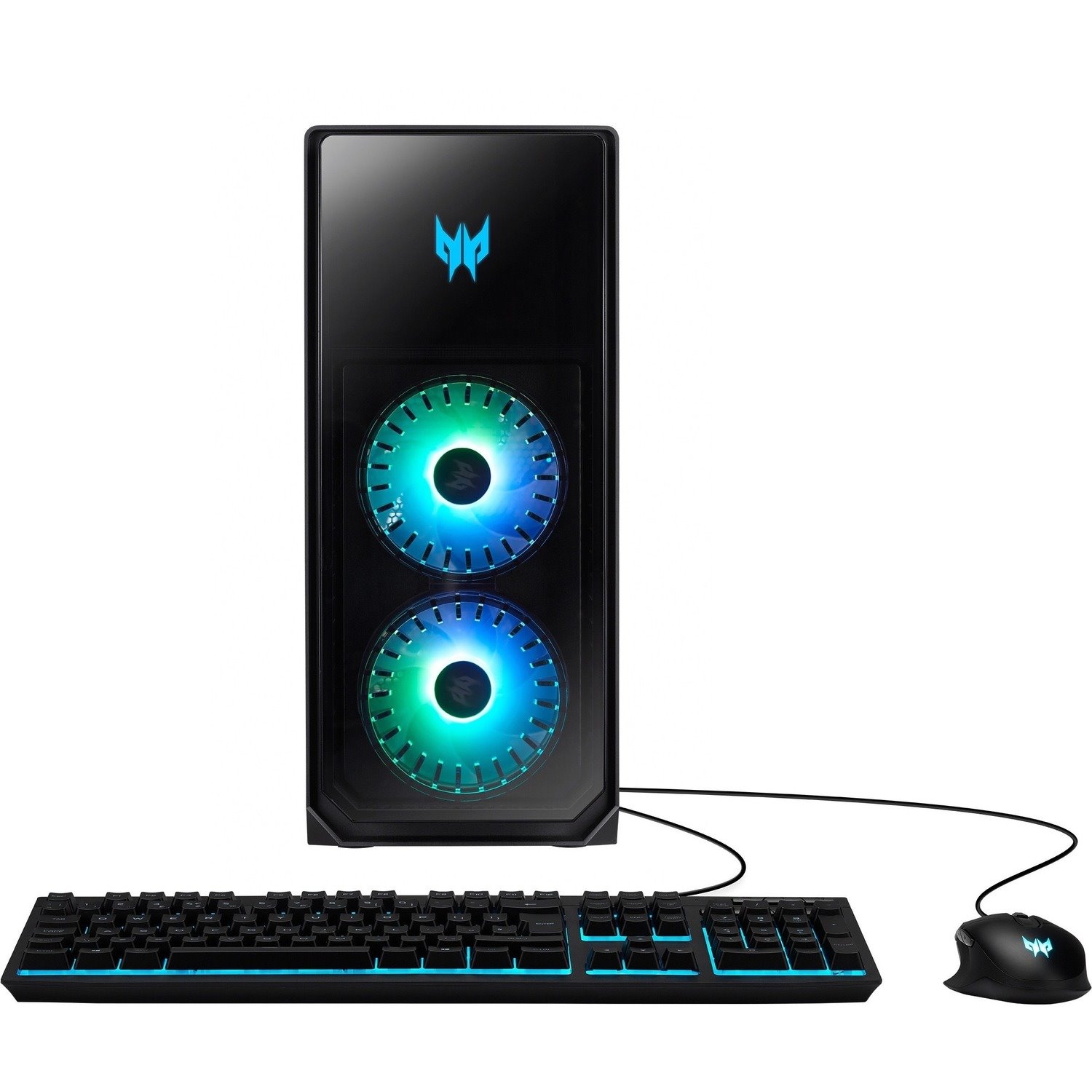 Acer Predator PO7-640 PO7-640-UR11 Gaming Desktop Computer - Intel Core i7 12th Gen i7-12700K - 32 GB - 2 TB HDD - 1 TB SSD