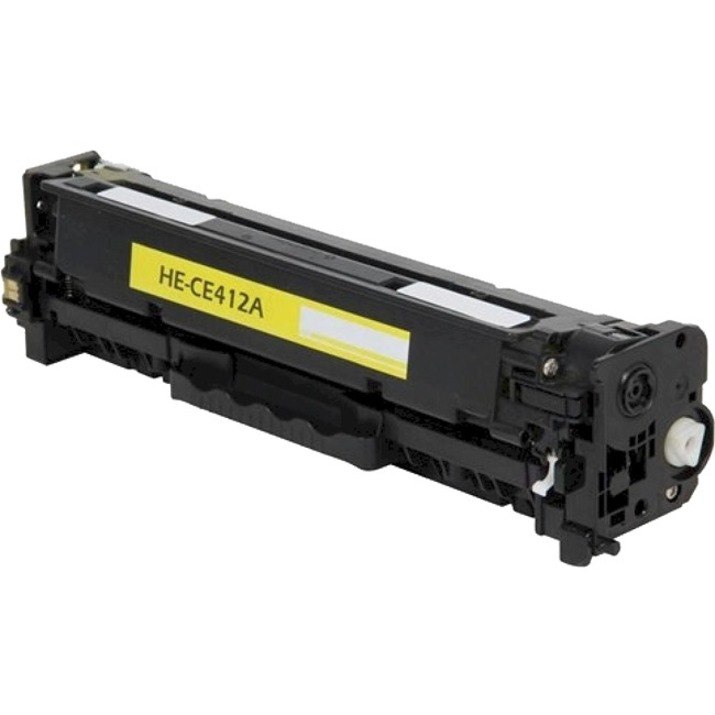 eReplacements CE412A-ER Remanufactured Yellow Toner for HP CE411A, 305A