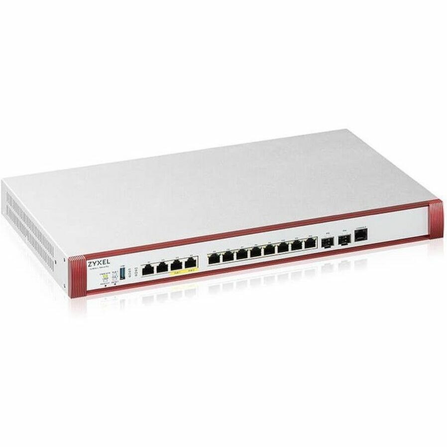 ZYXEL USGFLEX700H - High Speed UTM Cyber Security and VPN Firewall | Hardware Only | 2 PoE+ 30W Ports | Nebula Cloud Option | 2 Multi-Gig 2.5G Ports | 2 10G Ports | 2 SFP+
