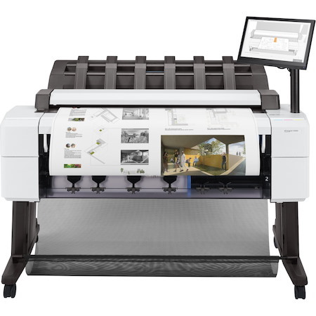 HP Designjet T2600dr PostScript Inkjet Large Format Printer - Includes Printer, Scanner, Copier - 36" Print Width - Color - TAA Compliant