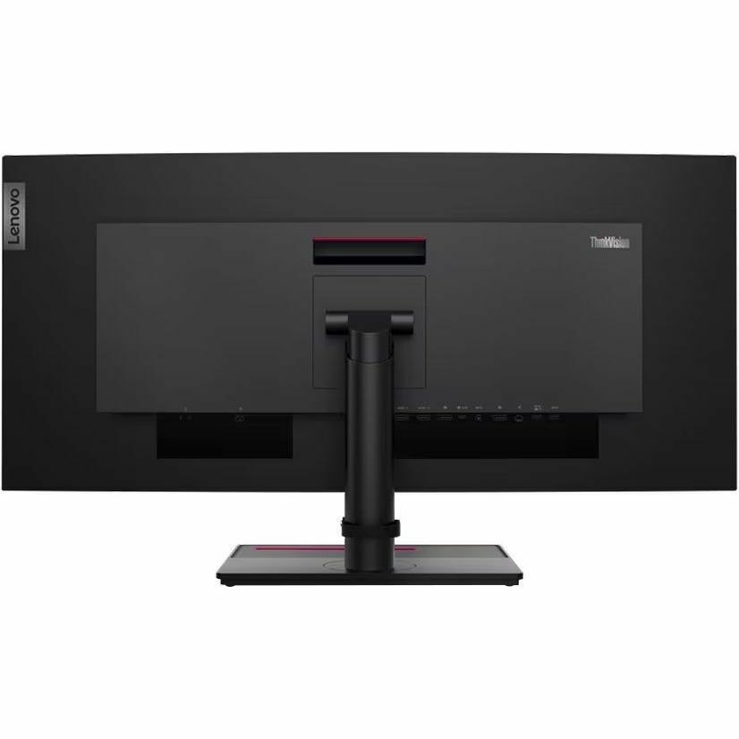 Lenovo ThinkVision P34w-20 34" Class UWQHD Curved Screen LED Monitor - 21:9 - Raven Black