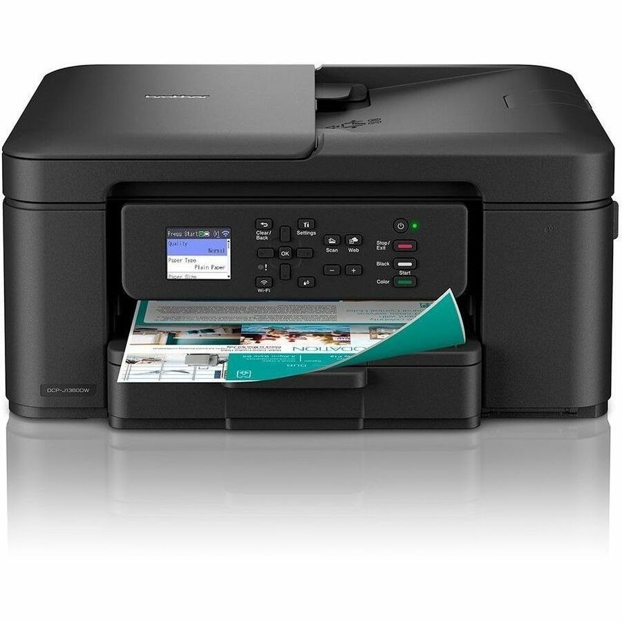 Brother DCP-J1360DW Wired & Wireless Inkjet Multifunction Printer - Colour - Black