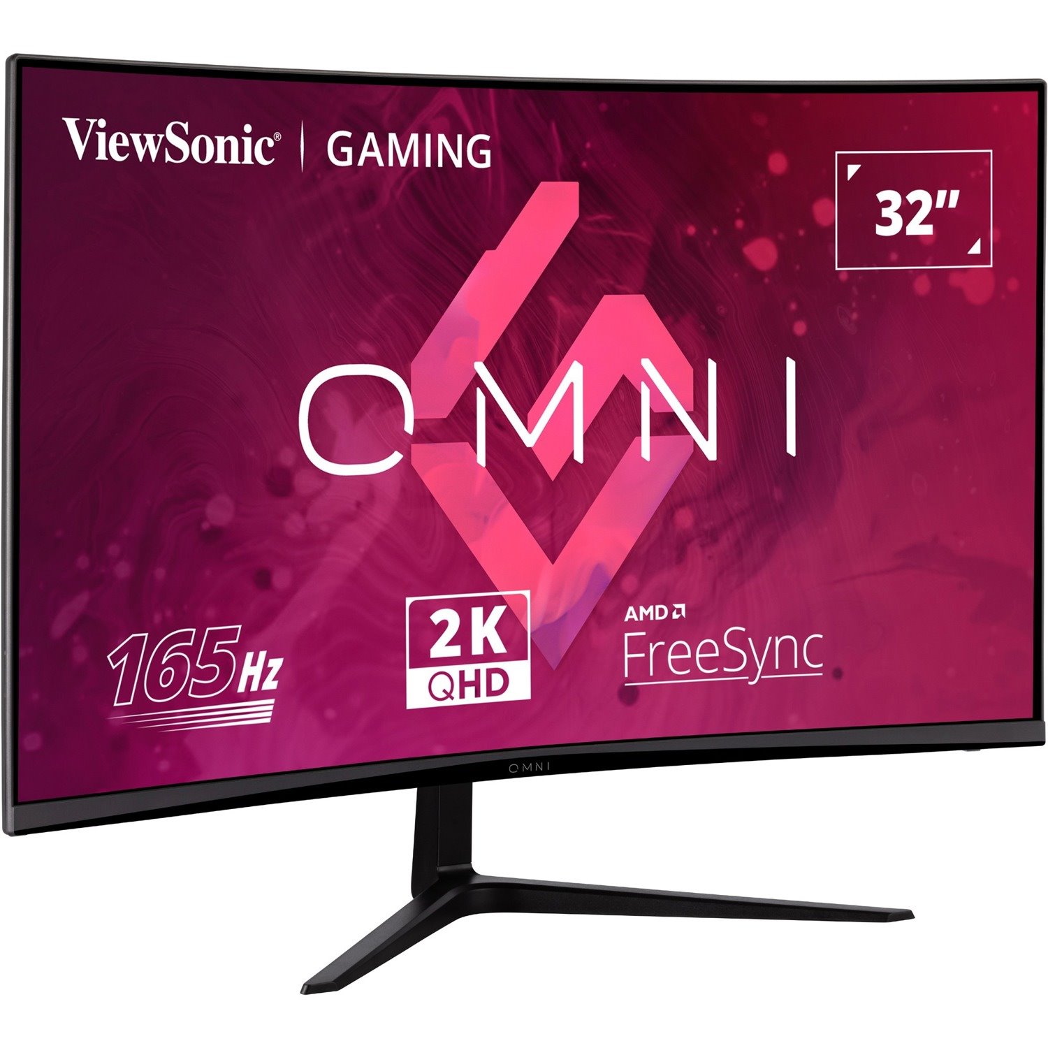 ViewSonic VX3218C-2K 32 Inch Curved 1ms 1440p 180hz Gaming Monitor with FreeSync Premium, Eye Care, HDMI and Display Port